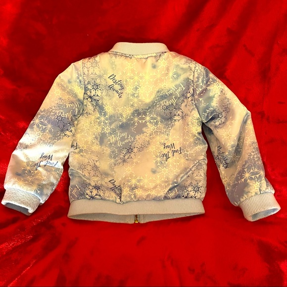 - Disney Frozen II bomber jacket 4 T - Picture 4 of 4